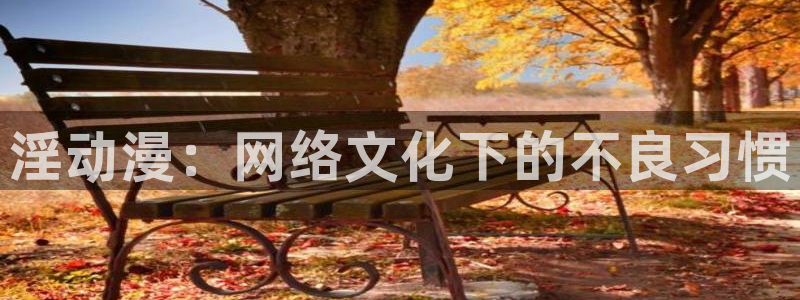 漫画acg里番：淫动漫：网络文化下的不良习惯